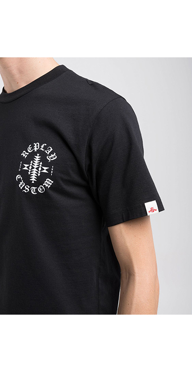 コットンジャ－ジープリントＴシャツ 詳細画像